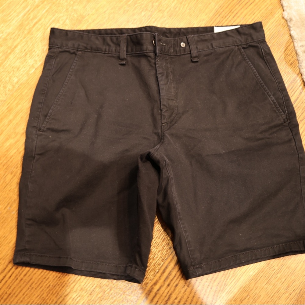 Rag & Bone Black Flat Front Shorts